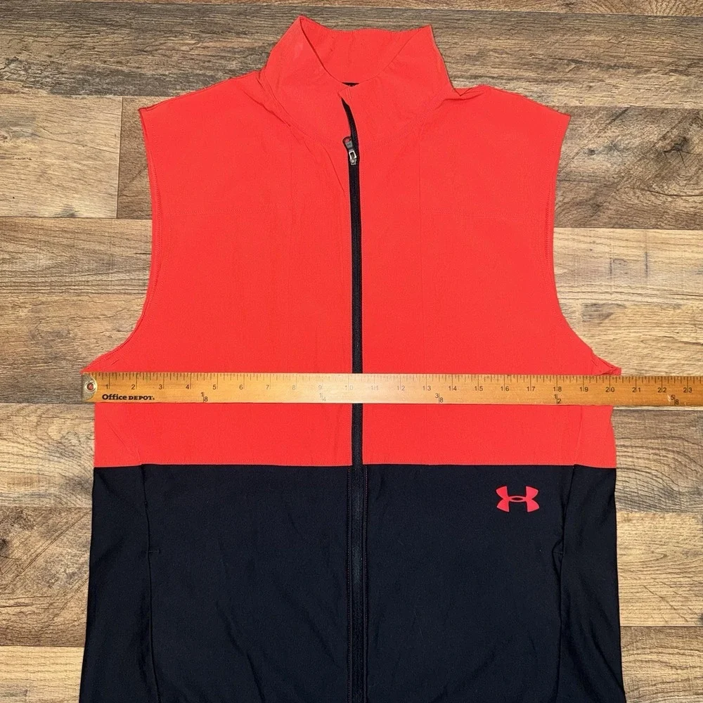 Under Armour Men's Vanish Hybrid Vest Size Large Red & Black Athletic